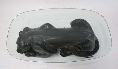 Lot 577 - A Contemporary "Panther" low coffee table,...