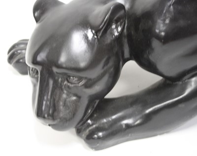 Lot 577 - A Contemporary "Panther" low coffee table,...