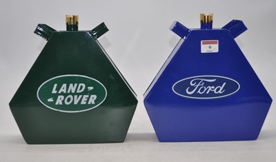 Lot 9 - A reproduction Land Rover advertising oil...
