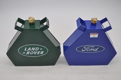 Lot 9 - A reproduction Land Rover advertising oil...