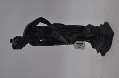 Lot 39 - A 20th century bronzed metal figure of Venus,...