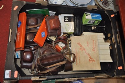 Lot 58 - A box containing a collection of photography...