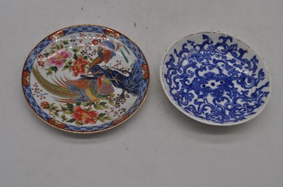 Lot 67 - A box of 19th century and later ceramics to...