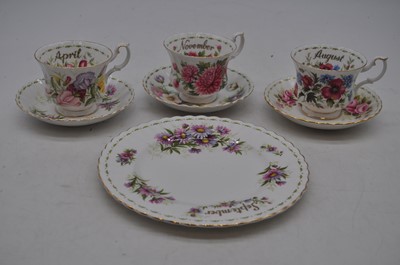 Lot 68 - A collection of Royal Albert Flower of the...
