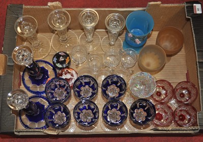 Lot 80 - A collection of various glassware to include a...