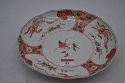 Lot 98 - A Chinese export porcelain charger, in the...