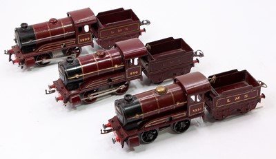 Lot 180 - Three Hornby 0-4-0 revised body style...