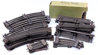 Lot 196 - Hornby 0 gauge 3-rail electric track: Approx...
