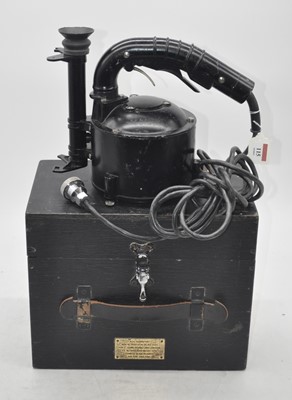 Lot 115 - A vintage hand held spotlight, 27cm, with...