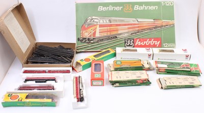 Lot 521 - Collection of Berliner Bahnan TT Gauge Train...