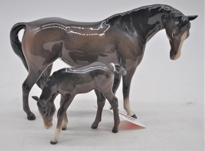 Lot 160 - A Beswick model of a mare, model 1812, brown...