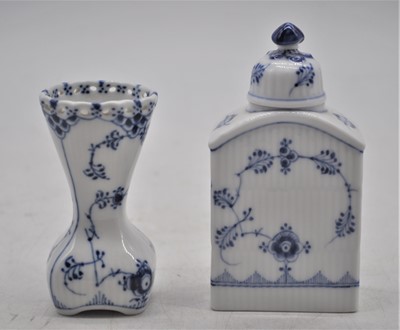 Lot 177 - A Royal Copenhagen Blue Lace pattern tea...