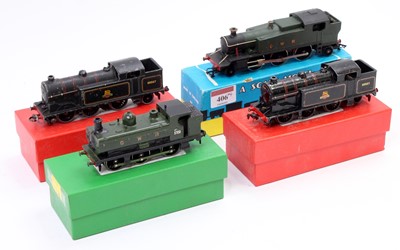 Lot 406 - Four tank locos: Farish 2-6-2 GWR 8103 unlined...