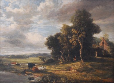 Lot 2569 - George Vincent (1796-1832) - Landscape with...