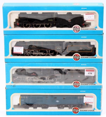 Lot 458 - Four Airfix locos: ‘Royal Scots Fusilier’ LMS...