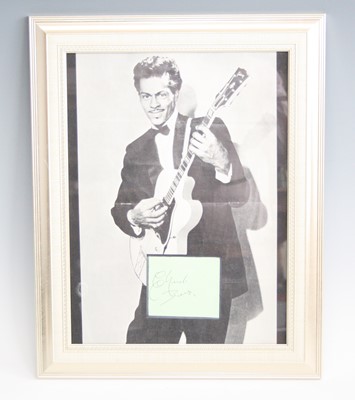 Lot 1283 - Chuck Berry, an autograph album page signed in...