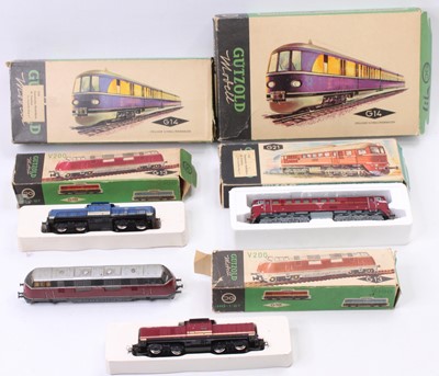 Lot 443 - A collection of Gutzold boxed diesel outline...