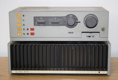 Lot 1183 - A Quad stereo 44 control unit, w.32, d.19,...