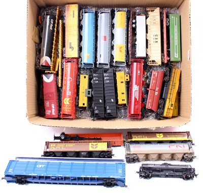 Lot 467 - Approx forty-nine American goods wagons...