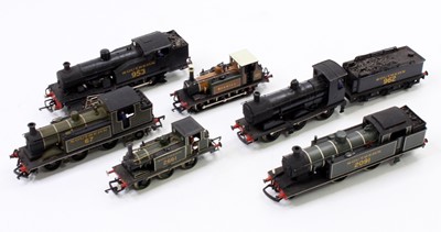 Lot 475 - Six ‘Southern’ locos: kit built 4-4-2 tank...