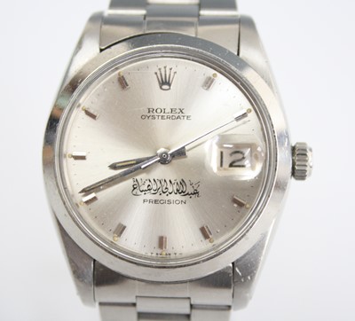 Lot 2258 - A gent's steel Rolex Oyster Date Precision...