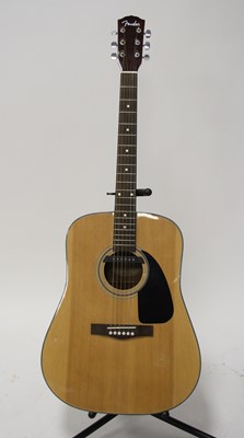 Lot 1209 - A Fender D6-3 acoustic guitar, serial no....