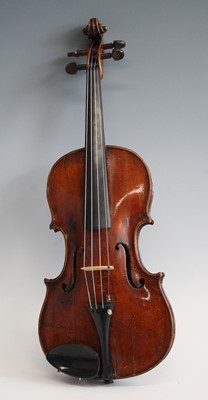 Lot 1216 - An early 20th century Continental violin,...