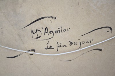 Lot 417 - M D Aguilar - Pair; Les Beaux Jours de Valance...