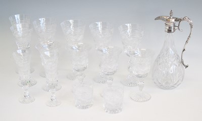Lot 2128 - A suite of Cumbria Crystal Grasmere pattern...