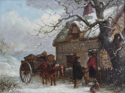 Lot 2530 - Thomas Smythe (1825-1906) - Winter landscape...