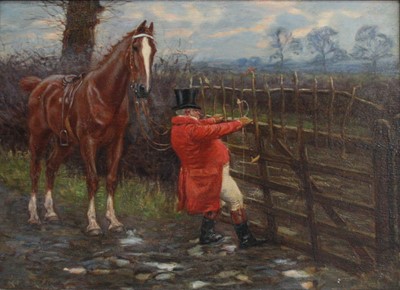 Lot 421 - Richard Henry Brock, (1871-1943), Huntsman and...