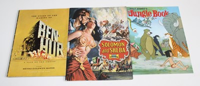 Lot 1265 - A collection of film brochures and promotional...