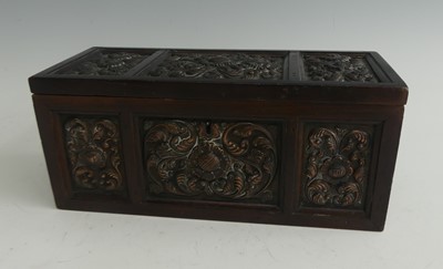 Lot 270 - An Arts & Crafts Anglo-Indian hardwood and...