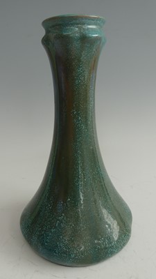 Lot 87 - A Pilkington's lustre turquoise glazed pottery...