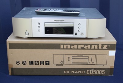 Lot 1178 - A Marantz CD Player CD 5005, in silver finish,...