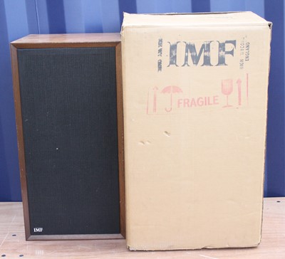 Lot 1179 - A pair of large IMF active line speakers,...