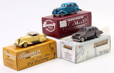 Lot 1702 - Brooklin Models 1/43rd scale white metal...