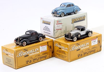 Lot 1703 - Brooklin Models 1/43rd scale white metal...