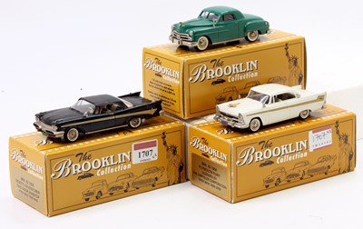 Lot 1707 - Brooklin Models 1/43rd scale white metal boxed...