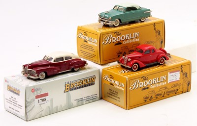 Lot 1708 - Brooklin Collection 1/43rd scale white metal...