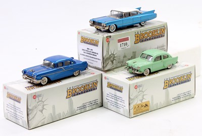 Lot 1710 - Brooklin Collection 1/43rd scale white metal...