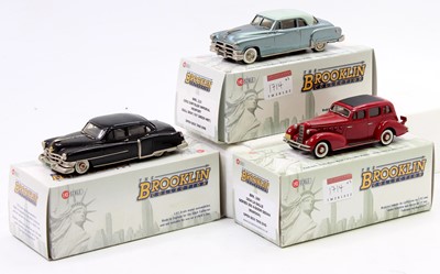 Lot 1714 - Brooklin Collection 1/43rd scale white metal...