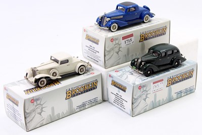 Lot 1715 - The Brooklin Collection 1/43rd scale white...