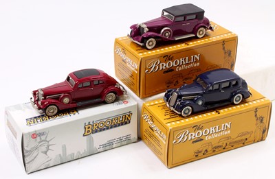 Lot 1716 - Brooklin Collection 1/43rd scale white metal...