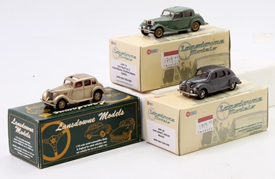 Lot 1719 - Lansdowne Models 1/43rd scale white metal...