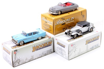 Lot 1720 - Brooklin Collection 1/43rd scale white metal...