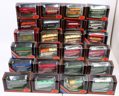 Lot 861 - 24 boxed EFE 1/76th scale bus and coach models,...