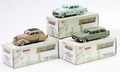 Lot 1736 - Brooklin Collection 1/43rd scale white metal...