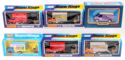 Lot 1508 - Matchbox Lesney Super Kings boxed group of 6...