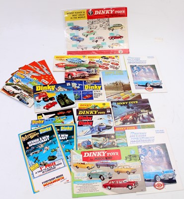 Lot 1120 - A collection of Dinky Toys brochures and...